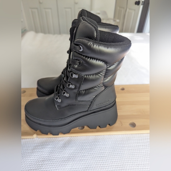 Cougar Verona Waterproof Winter Black Puffer Boots Size 8. - Picture 3 of 6